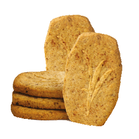 Oat buckwheat and seeds biscuit