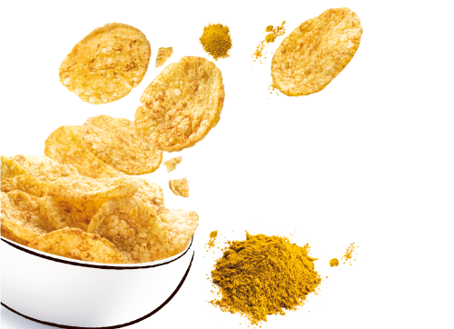 Curry chips